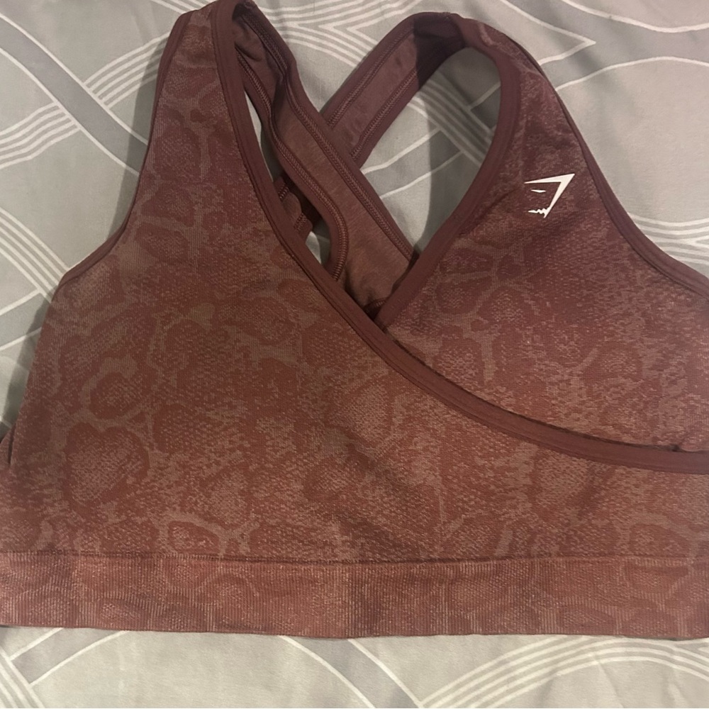 Gymshark Brown Sports Bra Intimates